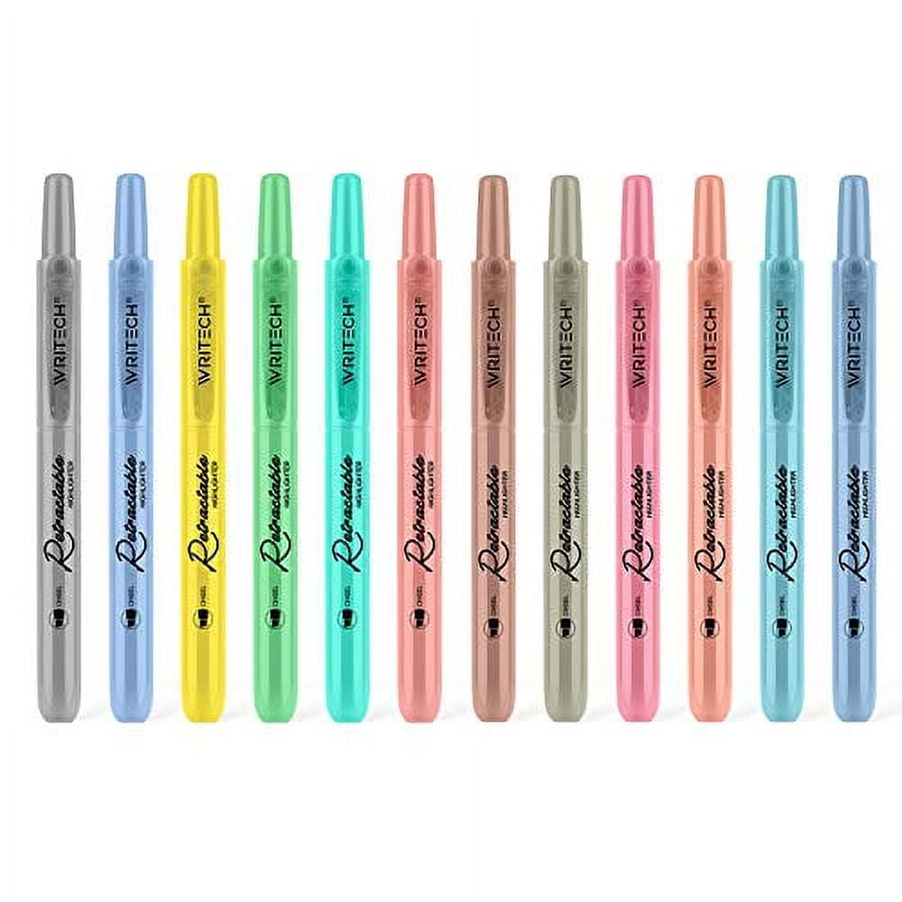 WRITECH C9X95TZ Writech Retractable Dry Erase Markers Pack of 12