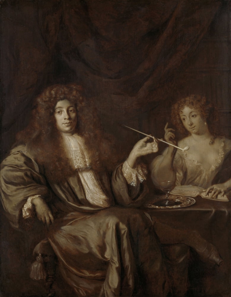 Writer Adriaan Van Beverland Canvas Art - (24 x 36)