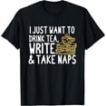 thumbnail image 1 of Writer Author Tea Lover Writing Novelist Wordsmith Novel T-Shirt, 1 of 4