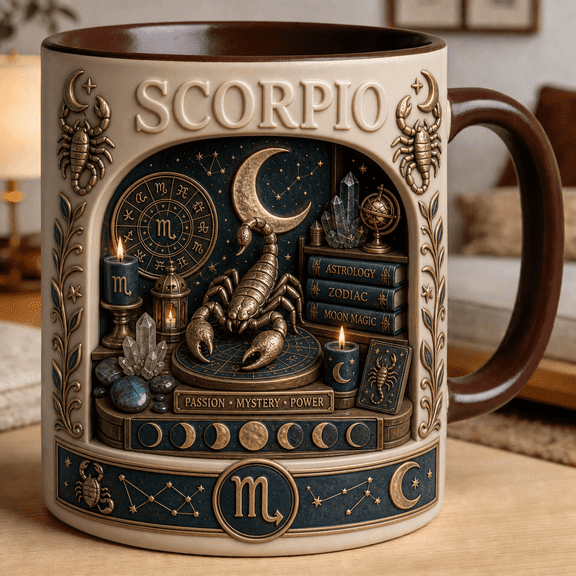 Writer Mug Personalized 2D Printed 3D Effect Writing Gift Mug for Authors & Book Lovers