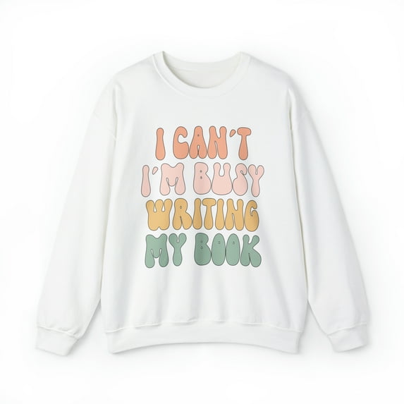 Writer New Book Sweatshirt, Gifts, Crewneck