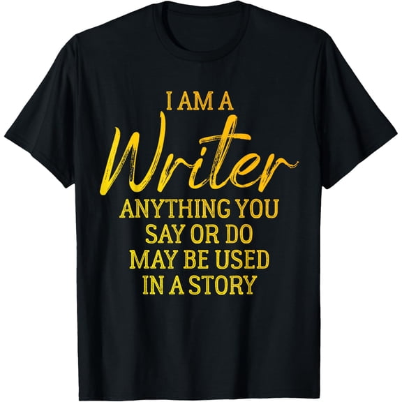 Writer Outfit For Men Women Writing Lover Author Poet Writer T-Shirt men and women can wear, black, white, gifts