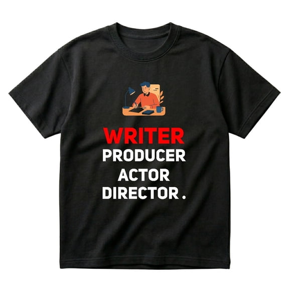 Writer Producer Actor Director Filmmaker Gifts Movie Theater T-Shirts