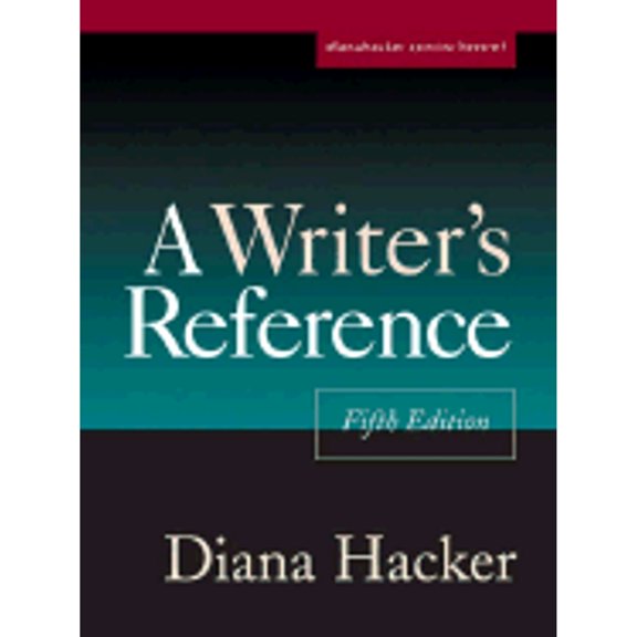 Writer's Reference: Writer's Reference (Edition 5) (Paperback)