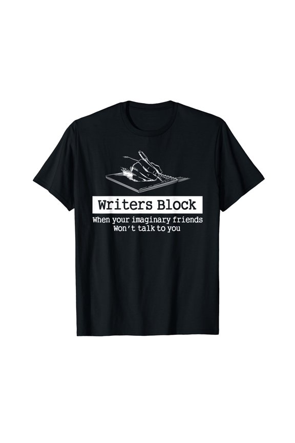 Writers Block Author Novelist Editor Wordsmith Writing Book T-Shirt