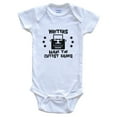 thumbnail image 1 of Writers Make the Cutest Babies Funny Writer Baby Bodysuit, 0-3 months white, 1 of 4