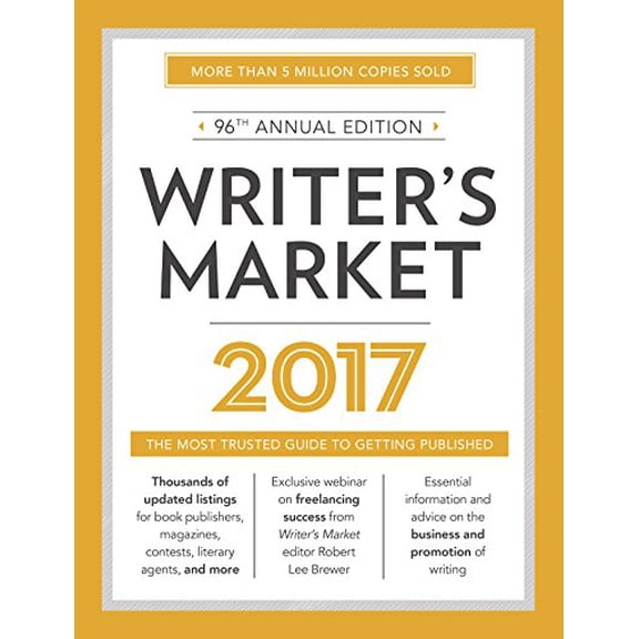Pre-Owned Writer's Market 2017 : The Most Trusted Guide to Getting Published, Paperback by Brewer, Robert Lee (EDT), ISBN 1440347735, ISBN-13 9781440347733