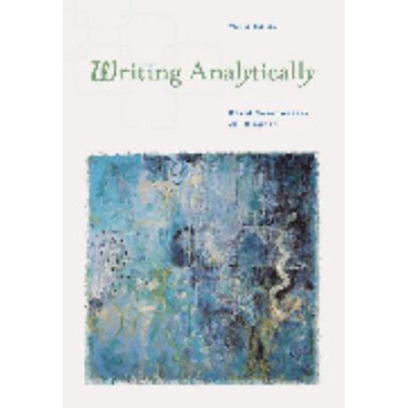 Pre-Owned Writing Analytically (Paperback) 0155058746 9780155058743