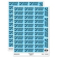 thumbnail image 1 of Writing Checklist Teacher Student School Sticker Set - Light Blue - Matte Finish - 1.5" Small, 1 of 7
