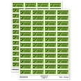 thumbnail image 1 of Writing Checklist Teacher Student School Sticker Set - Light Green - Gloss Finish - 1.25" Mini, 1 of 7