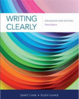 Pre-Owned Writing Clearly: Grammar for Editing (Paperback) 111135197X 9781111351977