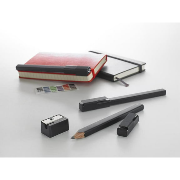 Writing Collection: Moleskine 3 Black Pencils, Black, Large Point (3.0 MM), Black Lead (Kit)