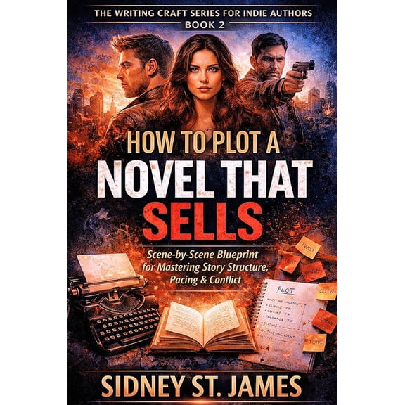 The Writing Craft Series for Indie Autho How to Plot a Novel That Sells: Scene by Scene Blueprint for Mastering Story Structure, Pacing, and Conflict, Book 2, (Paperback)