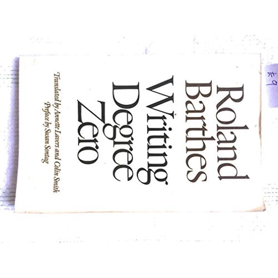 Pre-Owned Writing Degree Zero Paperback