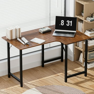 Writing Desk, L Shaped Gaming Desk, L Shaped Desk for Home Office, Home Office Corner Desk, Workstation Executive Desk, 47.24"Lx31.5"Wx29.53"H