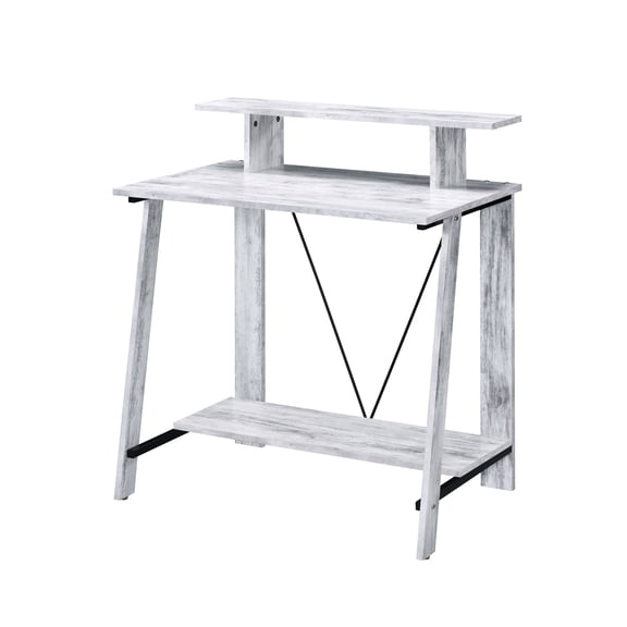 Antique Desk With Upper Shelf And Classic Appeal Modern Workspace Innovative Design