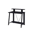 thumbnail image 1 of Writing Desk with V Shaped Frame Black - Saltoro Sherpi, 1 of 5