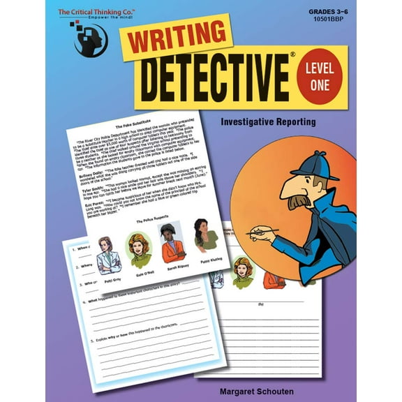 Writing Detective Level 1 Workbook - Investigative Reporting (Grades 3-6)