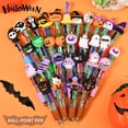 thumbnail image 1 of Writing Instruments 4-Color Halloween Multicolor Pens Assorted Cartoon Characters Retractable Pens Desk Accessories Bulk Set* 40PC, 1 of 7