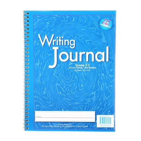 Writing Journal, 1/2" ruling, Grades 2-3, 50 Sheets | Bundle of 5 Each