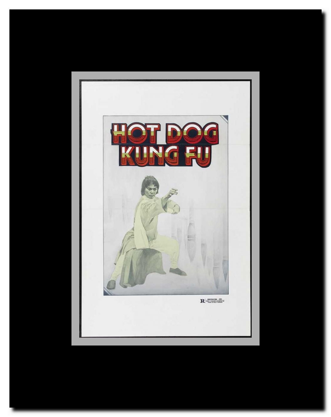 Writing Kung Fu Framed Movie Poster