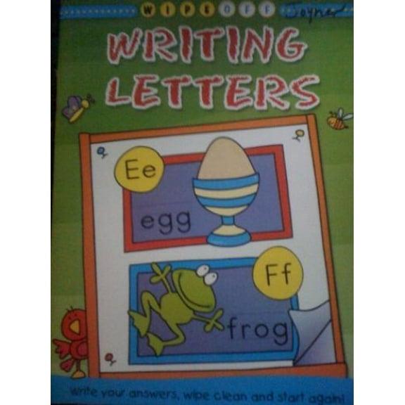 Writing Letters (Wipe Off Books) (Paperback)