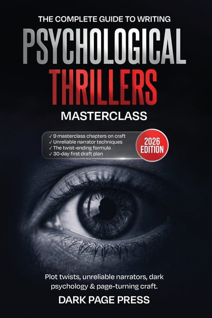 Writing Masterclass The Psychological Thriller Writing Masterclass: The Complete Craft Guide to Writing Unreliable Narrators, Page-Turning S, Book 1, (Paperback)