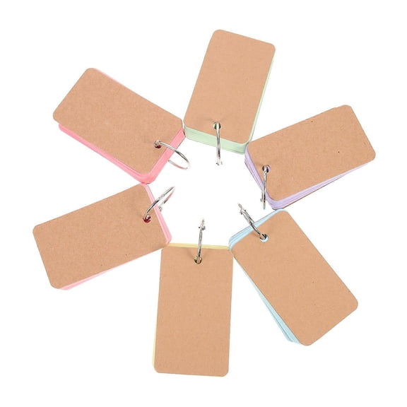 Writing Memo Pad Plain Paper Notebook for Home Use To-Do List Simple Style 6Pcs