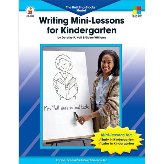 Pre-Owned Writing Mini-Lessons for Kindergarten (Paperback) 0887241190 9780887241192