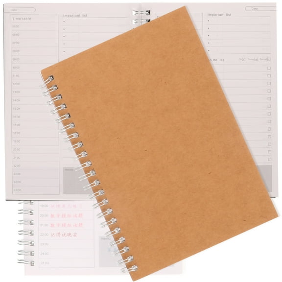 COSMOBETTY Expense Log Book Assorted Color Practical Design 3Pcs 7.47X5.11X0.59In