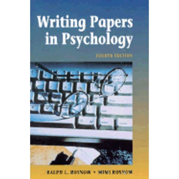 Pre-Owned Writing Papers in Psychology (Paperback) 0534348262 9780534348267