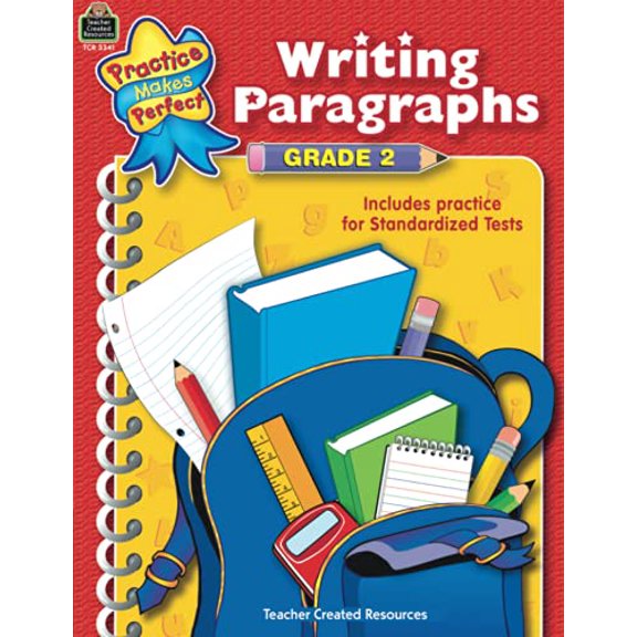 Pre-Owned Writing Paragraphs Grade 2: Grade 2 : Includes Practice for Standardized Tests (Practice Makes Perfect) Paperback