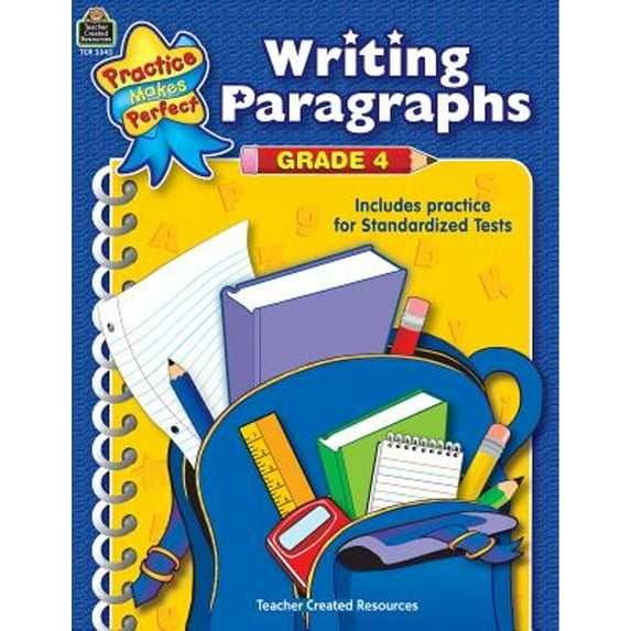 Pre-Owned Writing Paragraphs Grade 4 (Paperback) 0743933435 9780743933438
