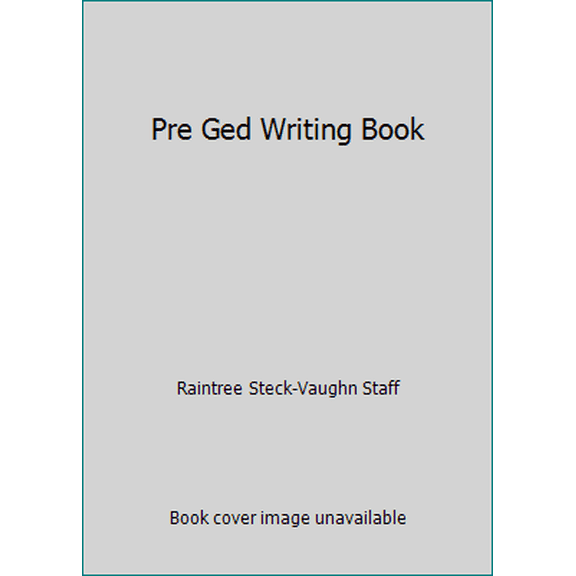 Pre-Owned Pre Ged Writing Book (Paperback) 0811444848 9780811444842