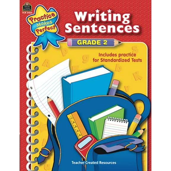 Pre-Owned Writing Sentences Grade 2 (Practice Makes Perfect (Teacher Created Materials)) Paperback