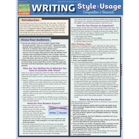 Pre-Owned Writing Style & Usage Guide-Compostition (Cards) 1423224221 9781423224228