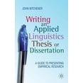 thumbnail image 1 of Writing an Applied Linguistics Thesis or Dissertation: A Guide to Presenting Empirical Research, (Paperback), 1 of 1