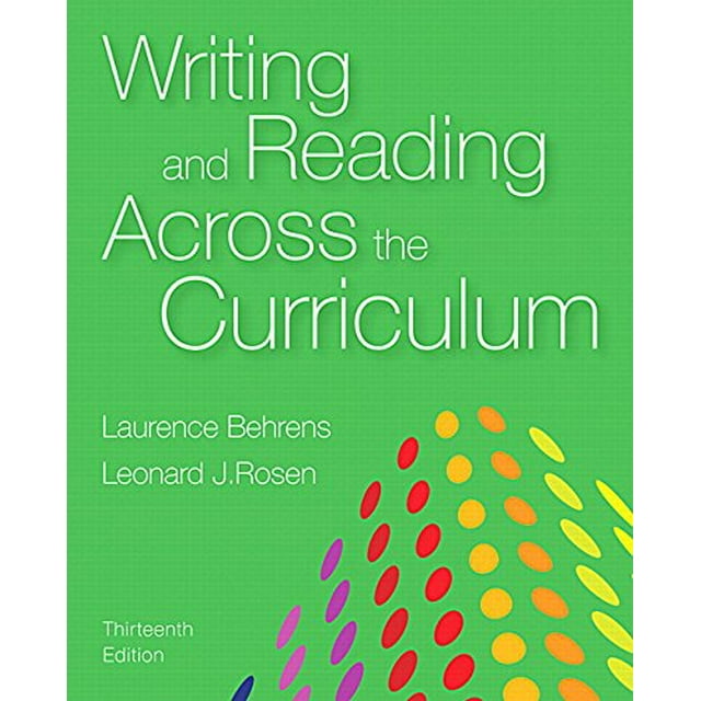 Writing And Reading Across The Curriculum