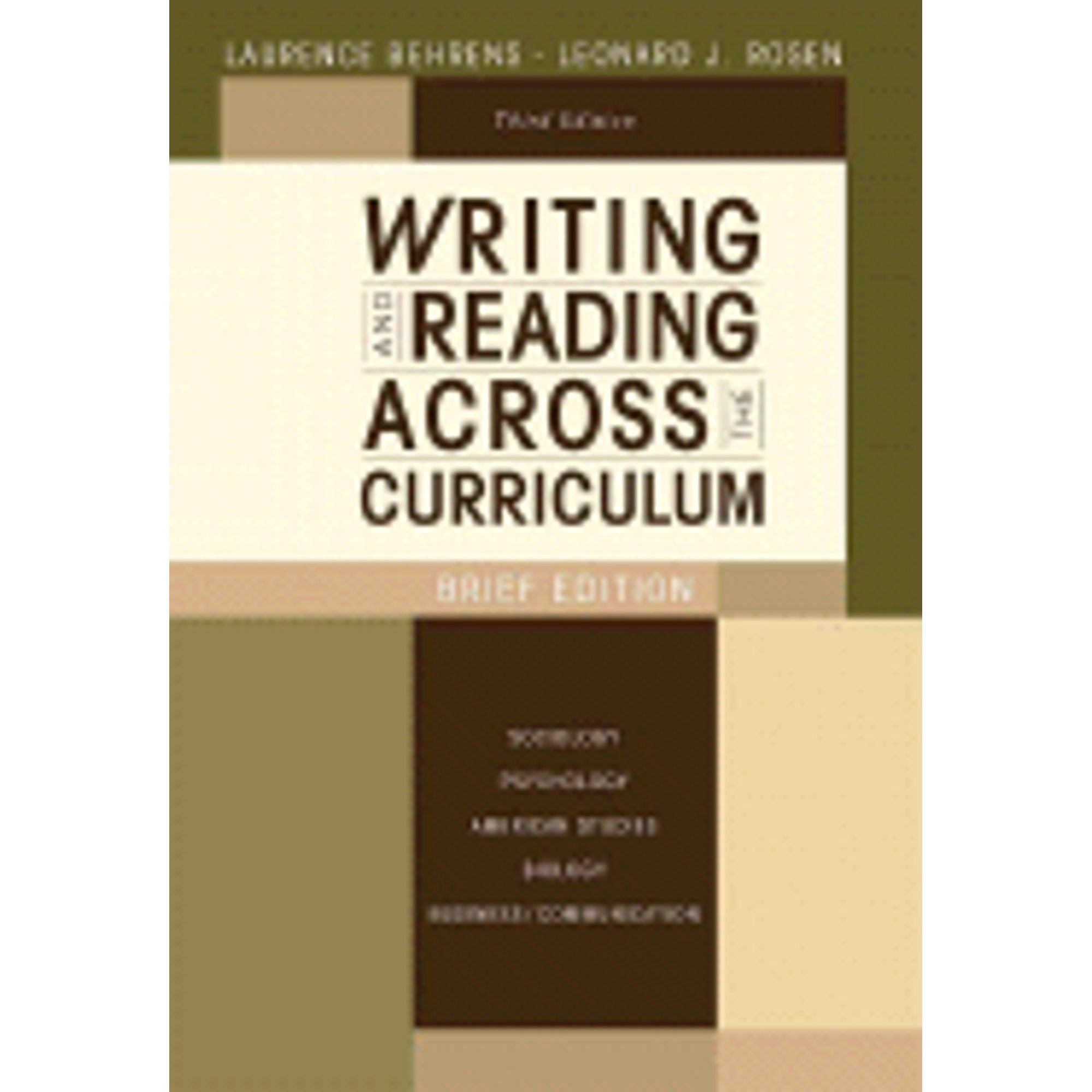 Pre-Owned Writing and Reading Across the Curriculum (Paperback) 0205622291 9780205622290 ...