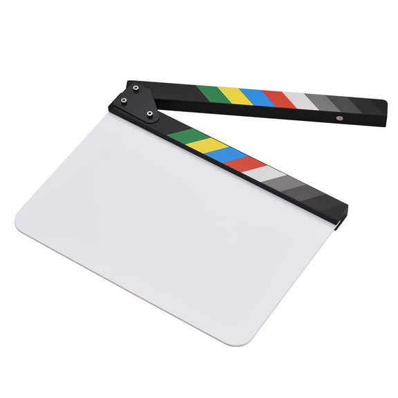 Writing board,12 * 9in Movie Clapper Slate With Sticks Cut Scene Blank * 12 * 30 * 12 Clapper Slate Cut Film Movie Clapper Scene Blank Clap * 9in Film Blank Clap Clap With Ainn