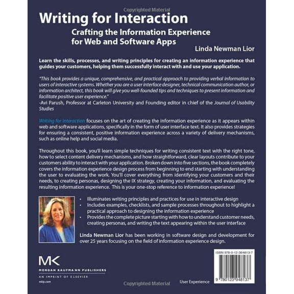 Pre-Owned Writing for Interaction: Crafting the Information Experience for Web and Software Apps, (Paperback)