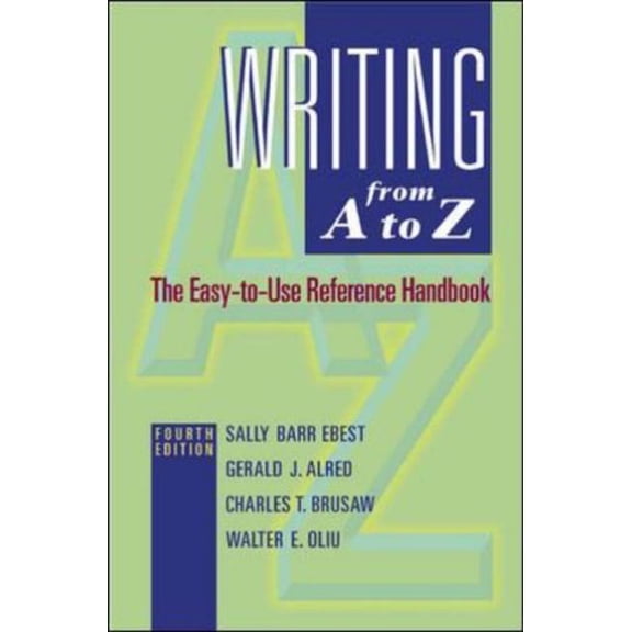 Pre-Owned Writing from A to Z: MLA Update Version (Spiral-bound) 0072947748 9780072947748
