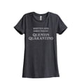 thumbnail image 1 of Written And Directed By Quentin Quarantino Women's Fashion Relaxed T-Shirt Tee Charcoal Grey Large, 1 of 3