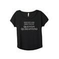 thumbnail image 1 of Written And Directed By Quentin Quarantino Women's Fashion Slouchy Dolman T-Shirt Tee Heather Black Medium, 1 of 3