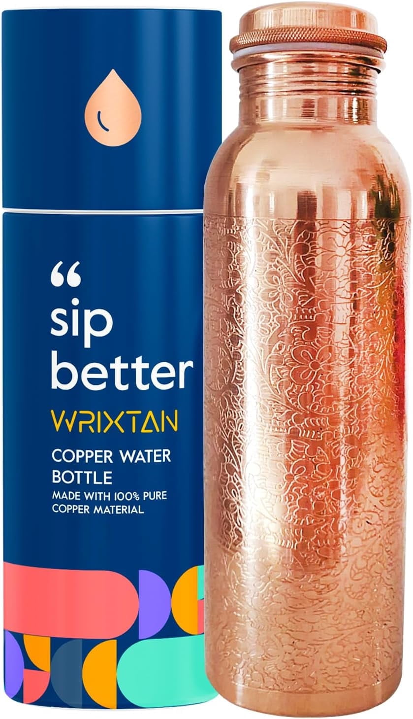 Copper Hot And Cold Water Bottle