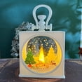 thumbnail image 1 of Wrjufa Christmas Decorations, Retro Wind Lights, Shop Window Decorations, Children's Christmas Small Gifts, Scene Decorations, Props white, 1 of 2