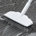 thumbnail image 1 of Wrjufa Floor Scrub Brush With Long Handle, 2 In 1 Scrape Brush Stiff Bristle Brush Scrubber,Cleaning Brush For Deck Bathroom Tub Tile Grout Patio Garages Floor Scrub Brush A, 1 of 8