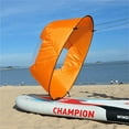 thumbnail image 1 of Wrjufa Foldable Downwind Wind Paddle Popup Board For Canoe Kayak Accessories Orange, 1 of 3