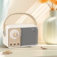 thumbnail image 1 of Wrjufa Retro Mini Audio Mini Wireless Bluetooth Speaker Yellow, 1 of 8