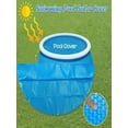 thumbnail image 1 of Wrjufa Round Pool Cover Protector 8ft Foot Above Ground Blue Protection Swimming Pool As show, 1 of 7